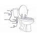 Black or White Universal Handheld Shattaf Toilet Bidet Sprayer Bathroom Shower Head only. (White) - B07DS56R2B